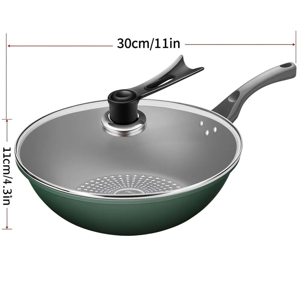 Sartén De Cocina Coccion Antiadherente 30cm Con Tapa image number 1.0