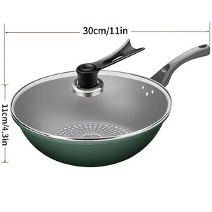 Sartén De Cocina Coccion Antiadherente 30cm Con Tapa