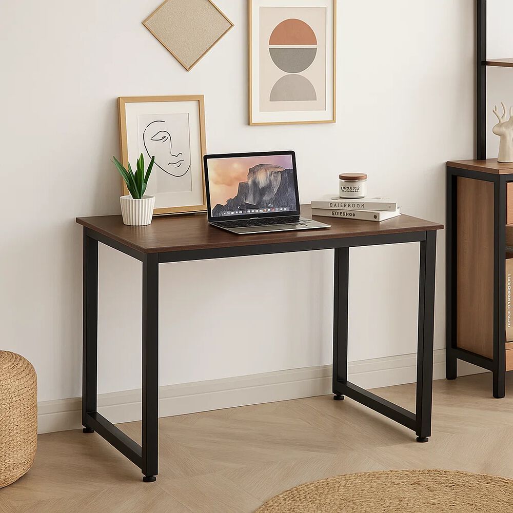 Escritorio Industrial Home Office - Madera Oscura Walnut image number 2.0