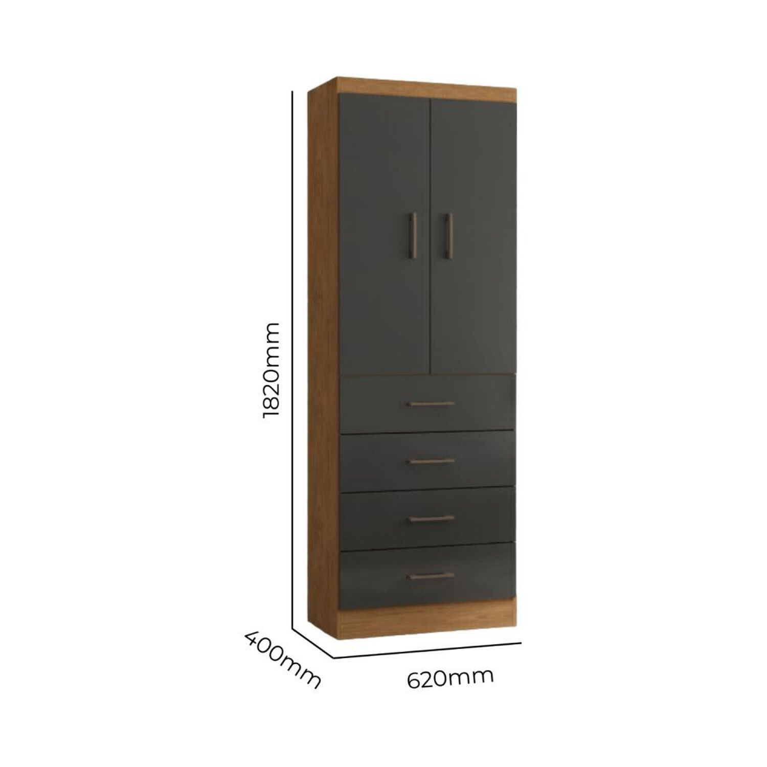 Cl&oacute;set Exit Closet Closet 2p4c / 2 Puertas / 4 Cajones image number 6.0