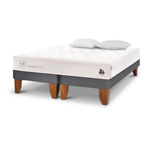 Cama Europea Cic Cocopedic / 2 Plazas / Base Dividida + Almohadas