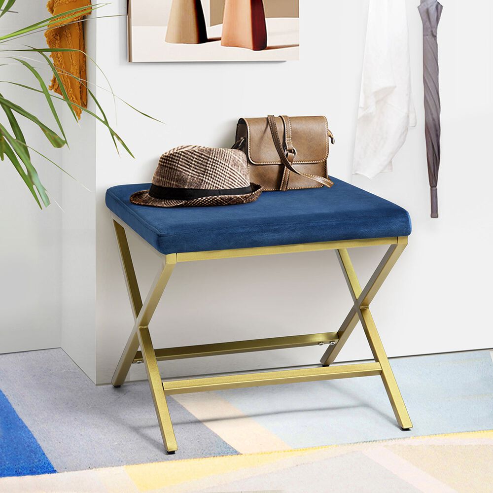 Ottoman Pouf Charles Azul image number 1.0