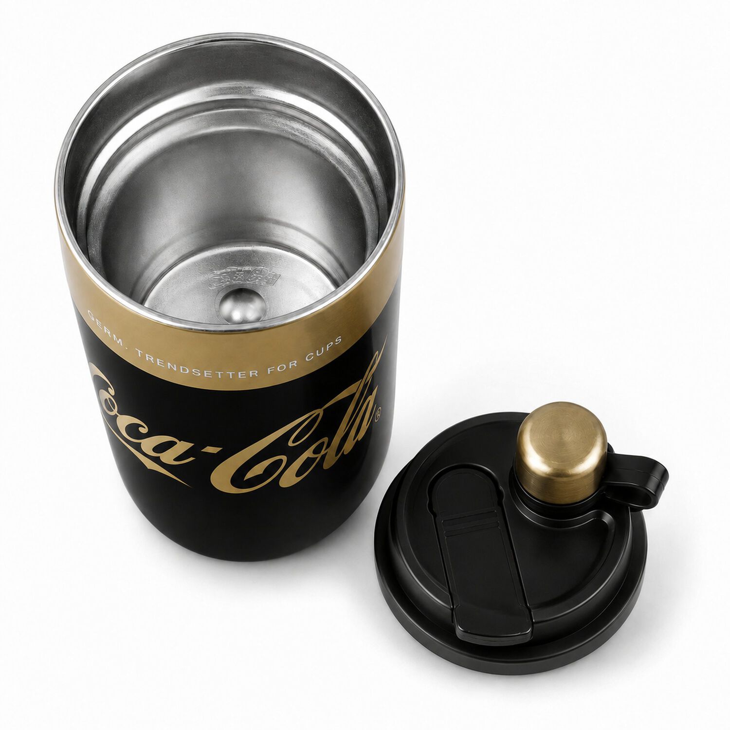 Vaso T&eacute;rmico Mug Germ Coca-cola Acero Inoxidable 650ml Black image number 10.0