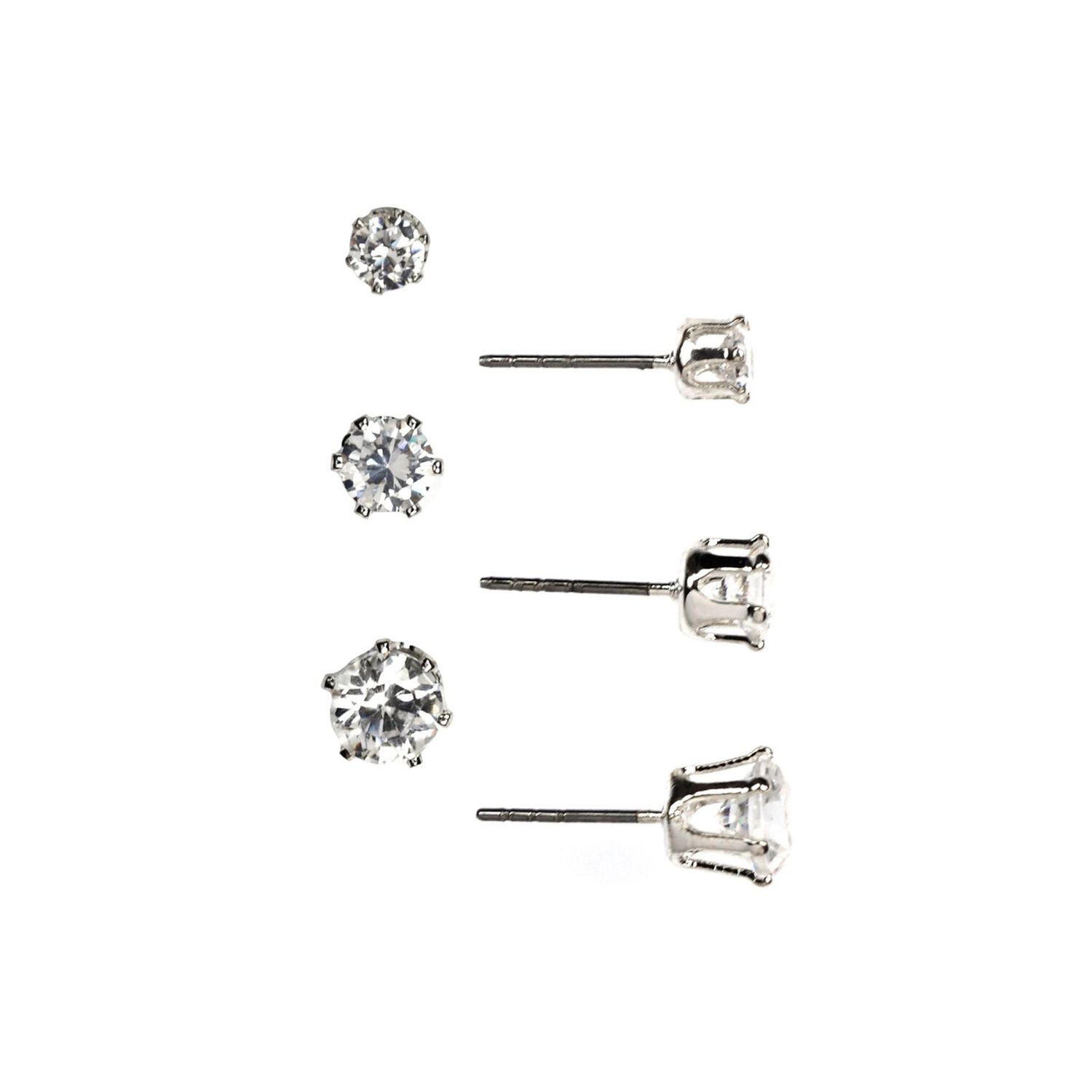 Aros Anne Klein B&aacute;sicos Plateado Mujer 60155715 image number 1.0