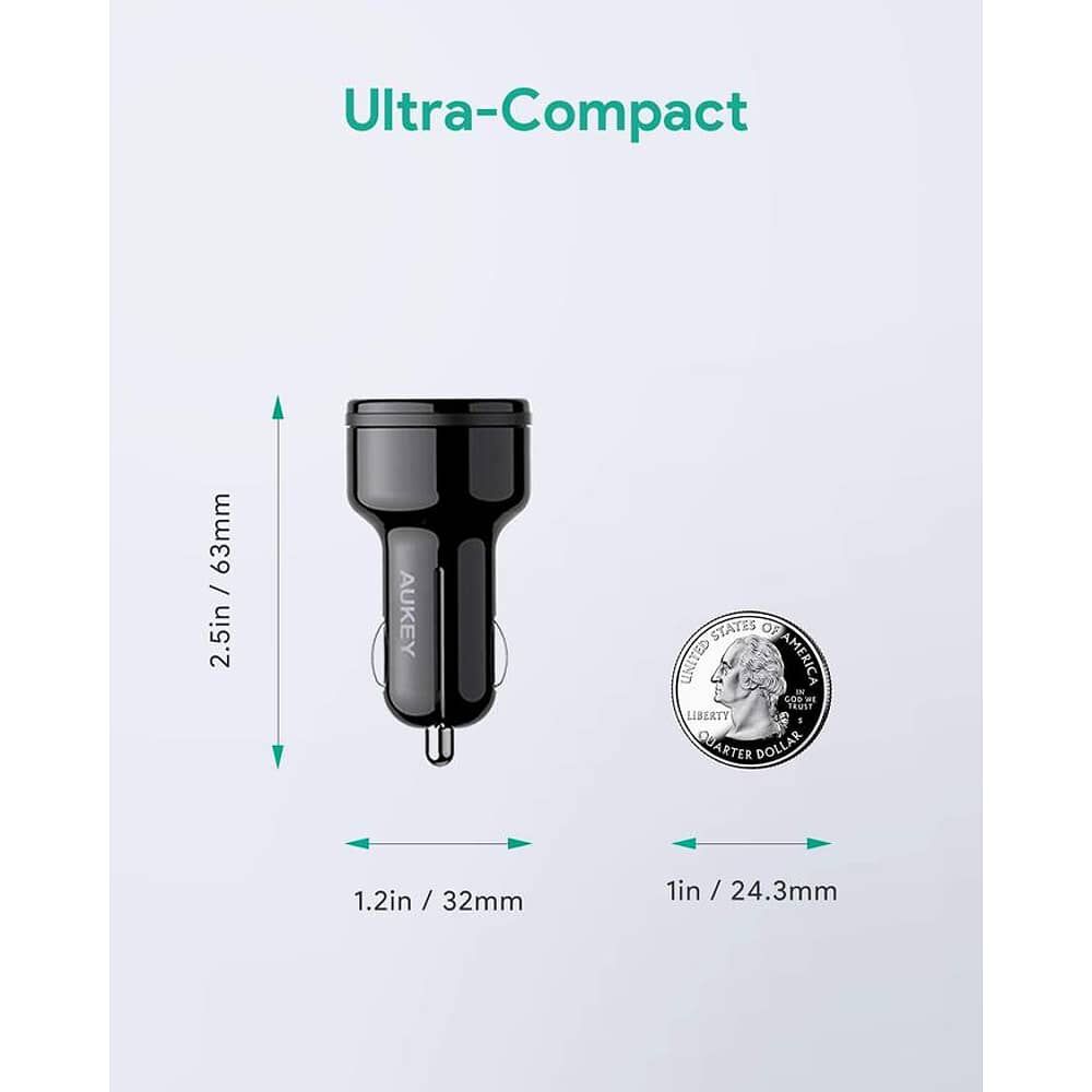 Aukey Cargador De Veh&iacute;culo Usb-a / Usb-c 36w Negro Cc-y18 image number 4.0