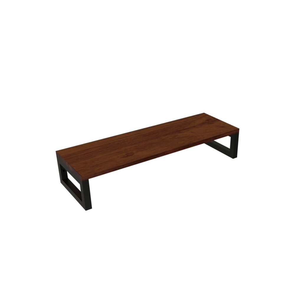 Repisa Dise&ntilde;o Industrial 1 Tabla 60cm X 20cm Cafe image number 1.0