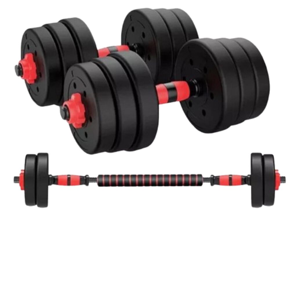Kit De Mancuernas 20 Kg Con Barra Y Pesas image number 0.0