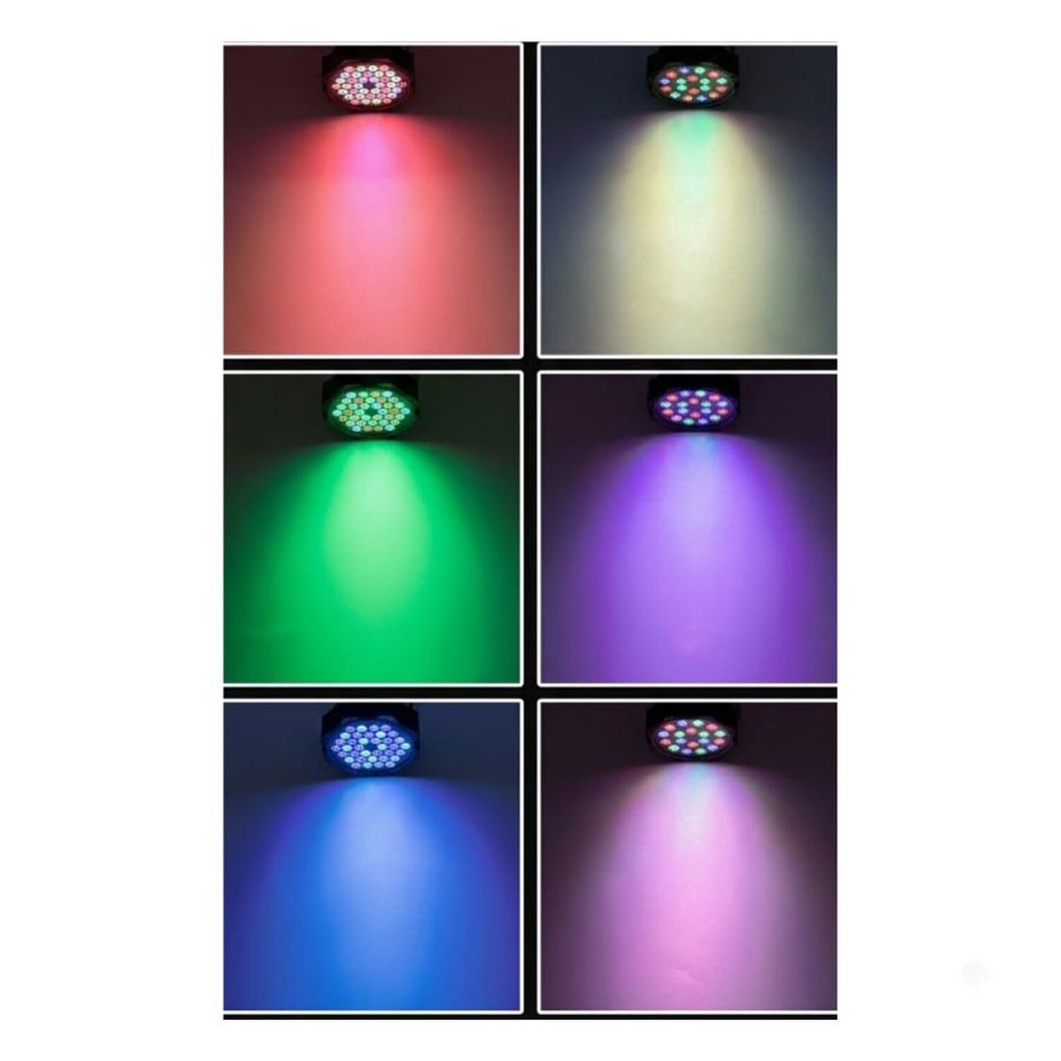 Foco Par Led Ml-18 Luces Fiesta Disco Con Control image number 2.0