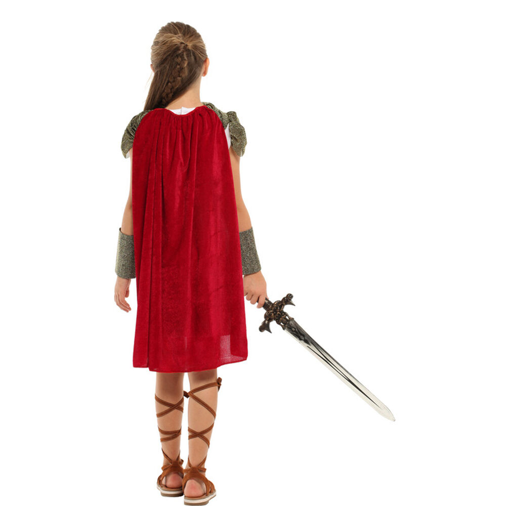 Disfraz Cosplay Gladiadora Infantil Para Niñas image number 3.0