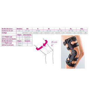 Rodillera M4s Short Izquierda Talla S-medi