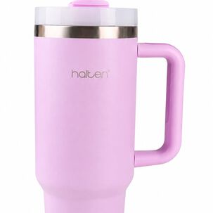 Termo Big Mug 1.2 Litros Acero Inoxidable Con Sorbete Marca Halten Color Rosa