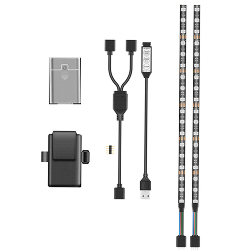 Luces Led Multicolor Scooter, Bicicleta O Moto image number 2.0