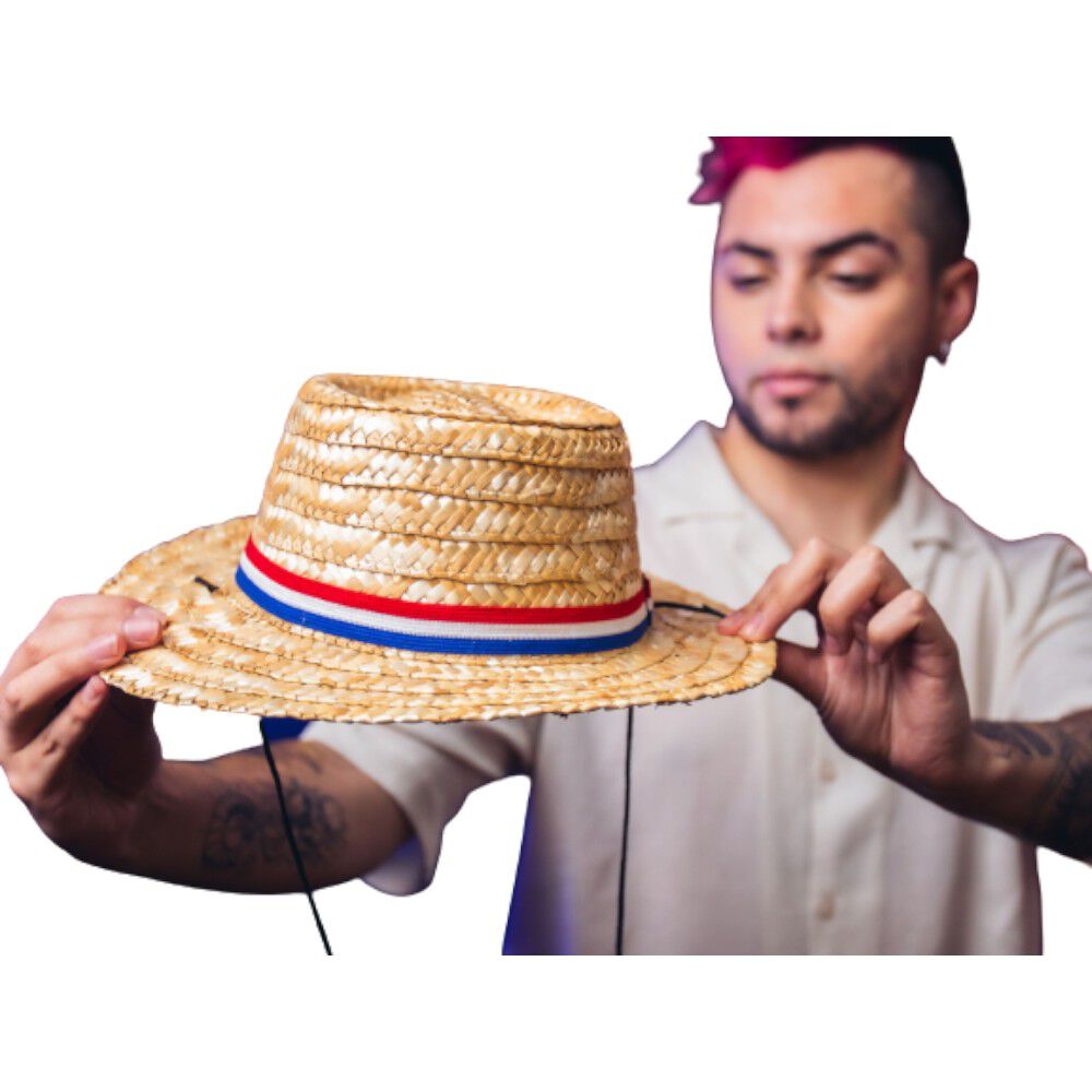 Sombrero Chupalla Huaso Adulto Fiestas Patrias image number 0.0