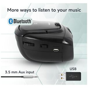 Radio Cd Fm Bluetooth Lcd Usb Negro Pbb2005bt