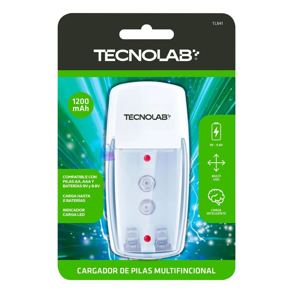 Cargador Pilas Aa - Aaa - 9v Led Multifuncional - Ps image number 2.0
