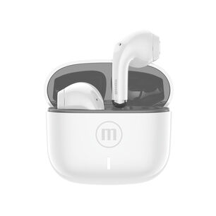 Aud&iacute;fonos Bluetooth Inal&aacute;mbricos Maxell Elio 12 Horas Blanco