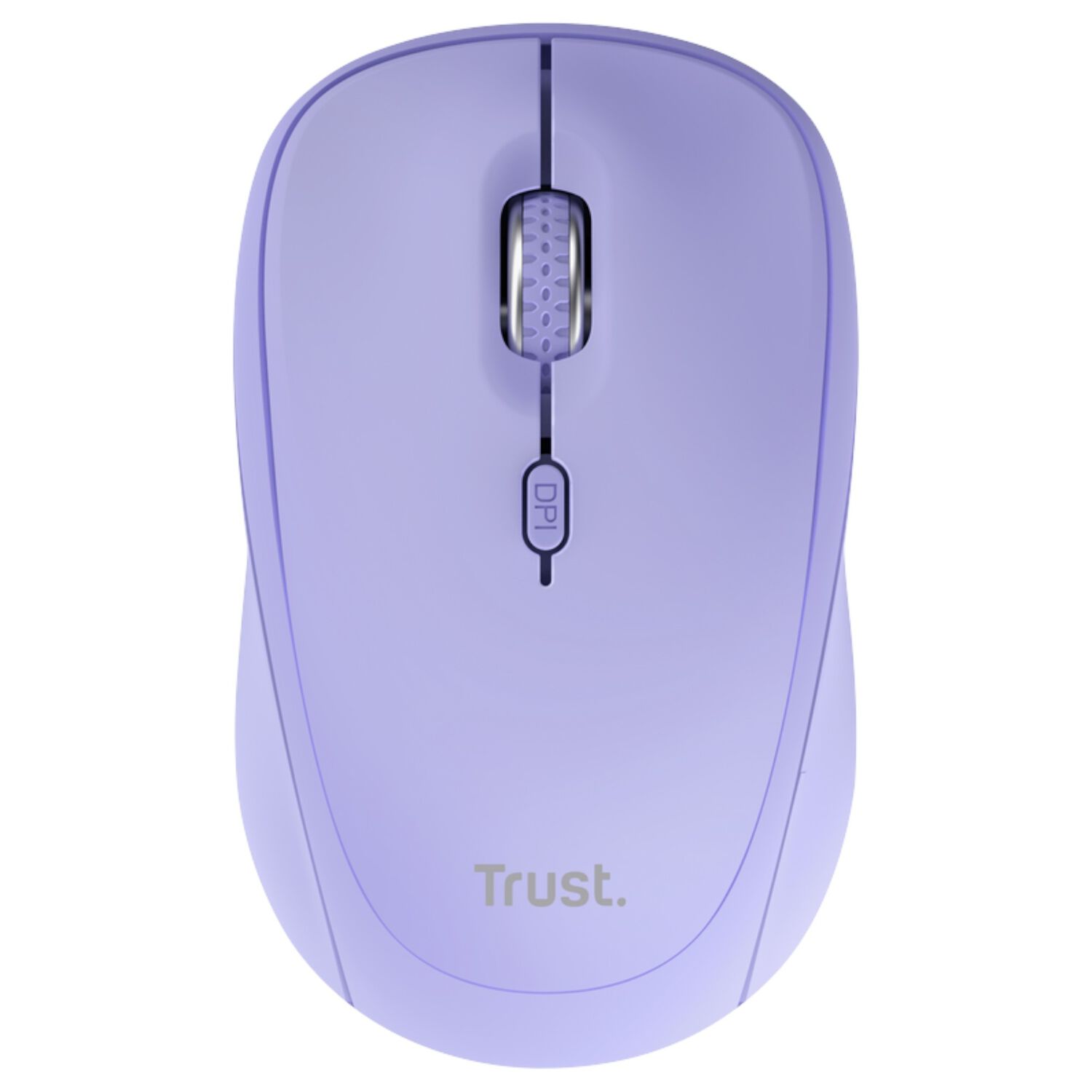 Mouse Inal&aacute;mbrico Trust Yvi+ Purpura Multi-dispositivos image number 0.0