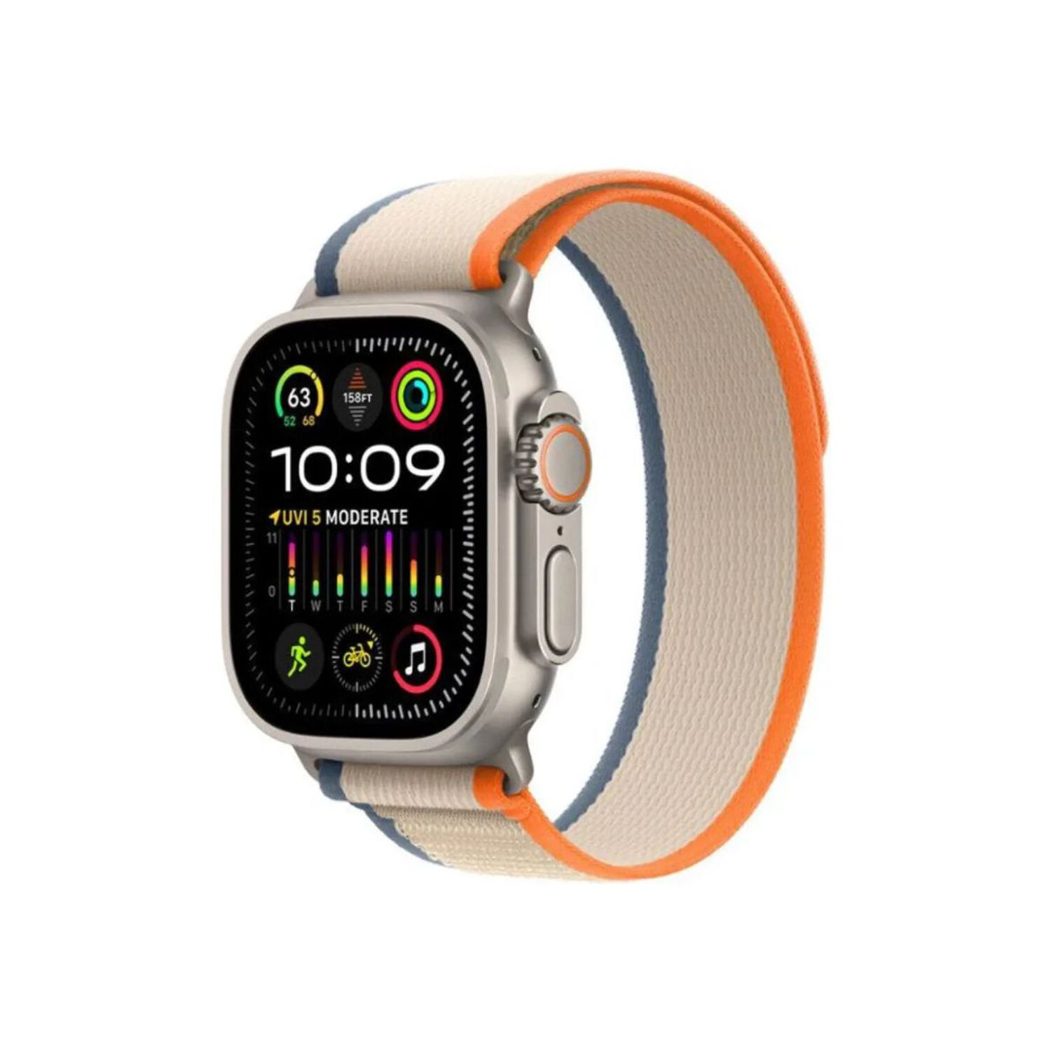 Reloj Inteligente + 3 Correas Ultra 2 + Audifonos Blanco