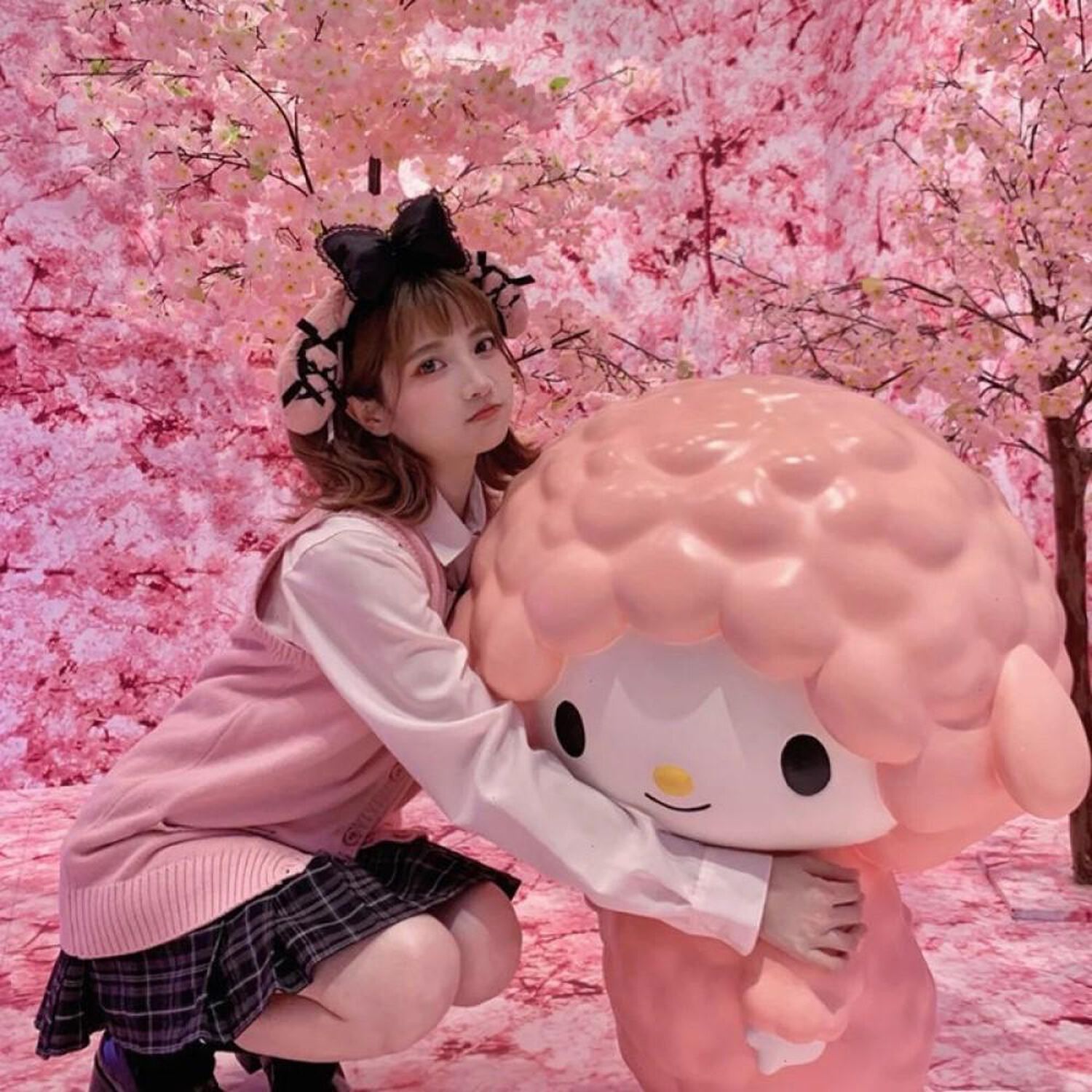 Cintillo Diadema Felpa My Melody Midnight Melokuro Kuromi image number 0.0