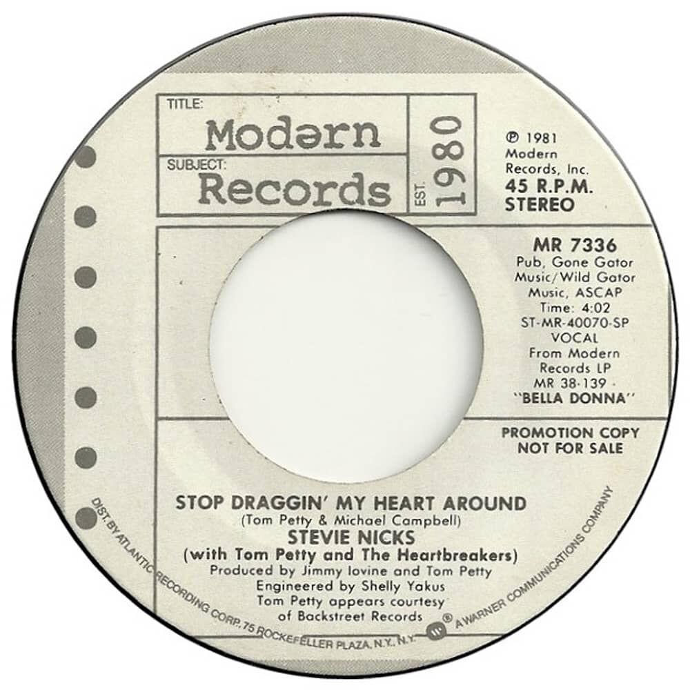 Stevie Nicks - Stop Draggin' My Heart Around | 7" Single Vinilo Usado image number 1.0