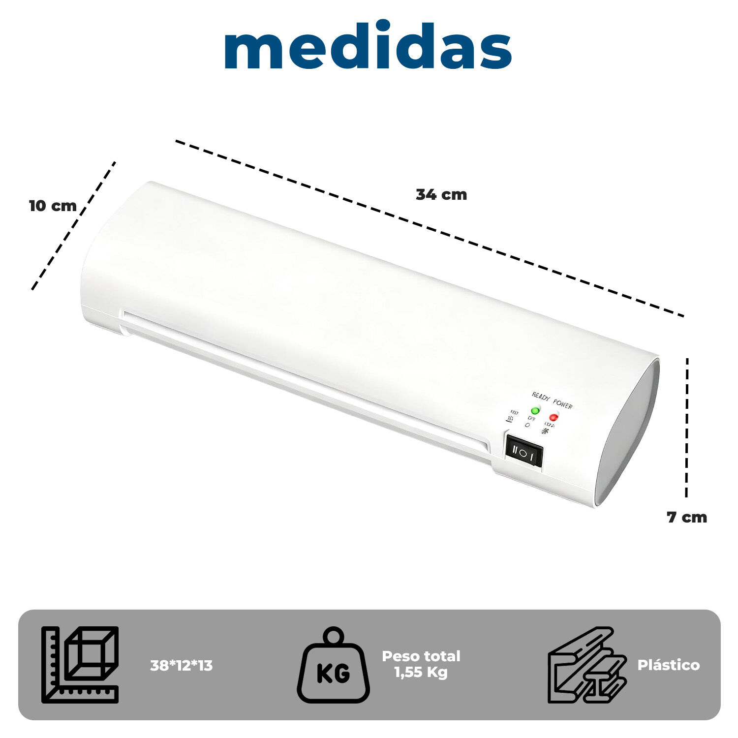 Laminadora Frio Caliente 260w Con Kit De Corte 300 Laminas image number 7.0