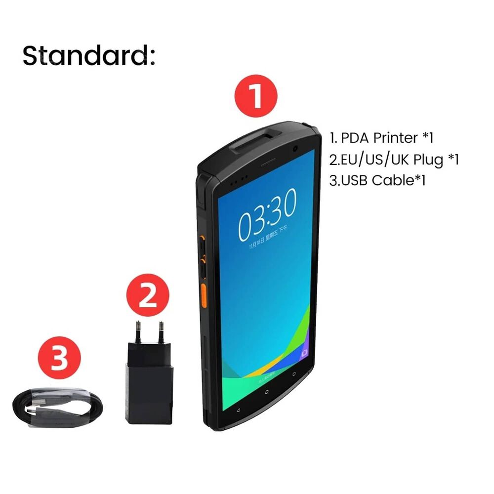 Kt-kp18 Pda Industrial Con Lector De C&oacute;digos De Barras, Rfid/nfc 13.56mhz, Android 12 image number 9.0