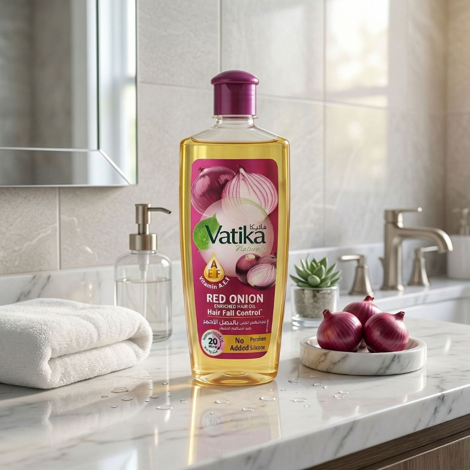 Vatika Aceite Capilar Cebolla 300 Ml image number 1.0