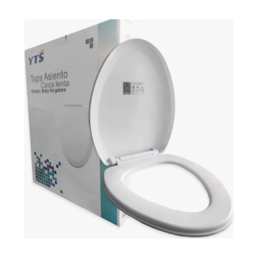 Asiento Y Tapa De Cierre Lento De Wc Blanca Ca&iacute;da Lenta image number 3.0