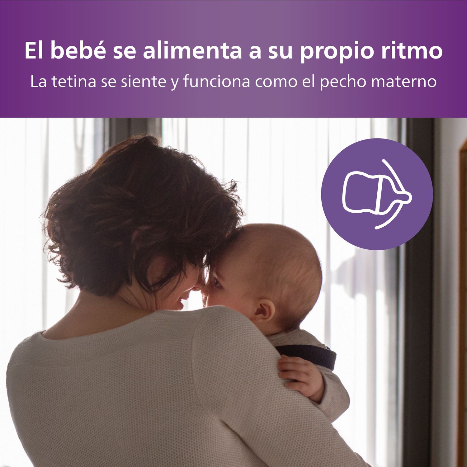 Mamadera Natural Response Philips Avent Scy903/01 1m+ 260ml image number 2.0