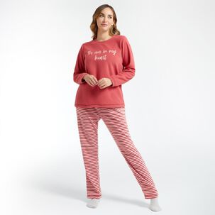 Pijama Manga Larga Mujer Geeps Secret / 2 Piezas