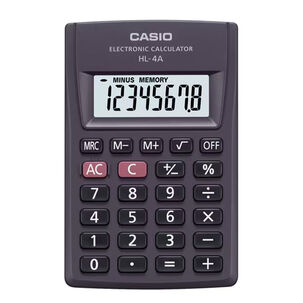 Calculadora Casio Hl4a Negro