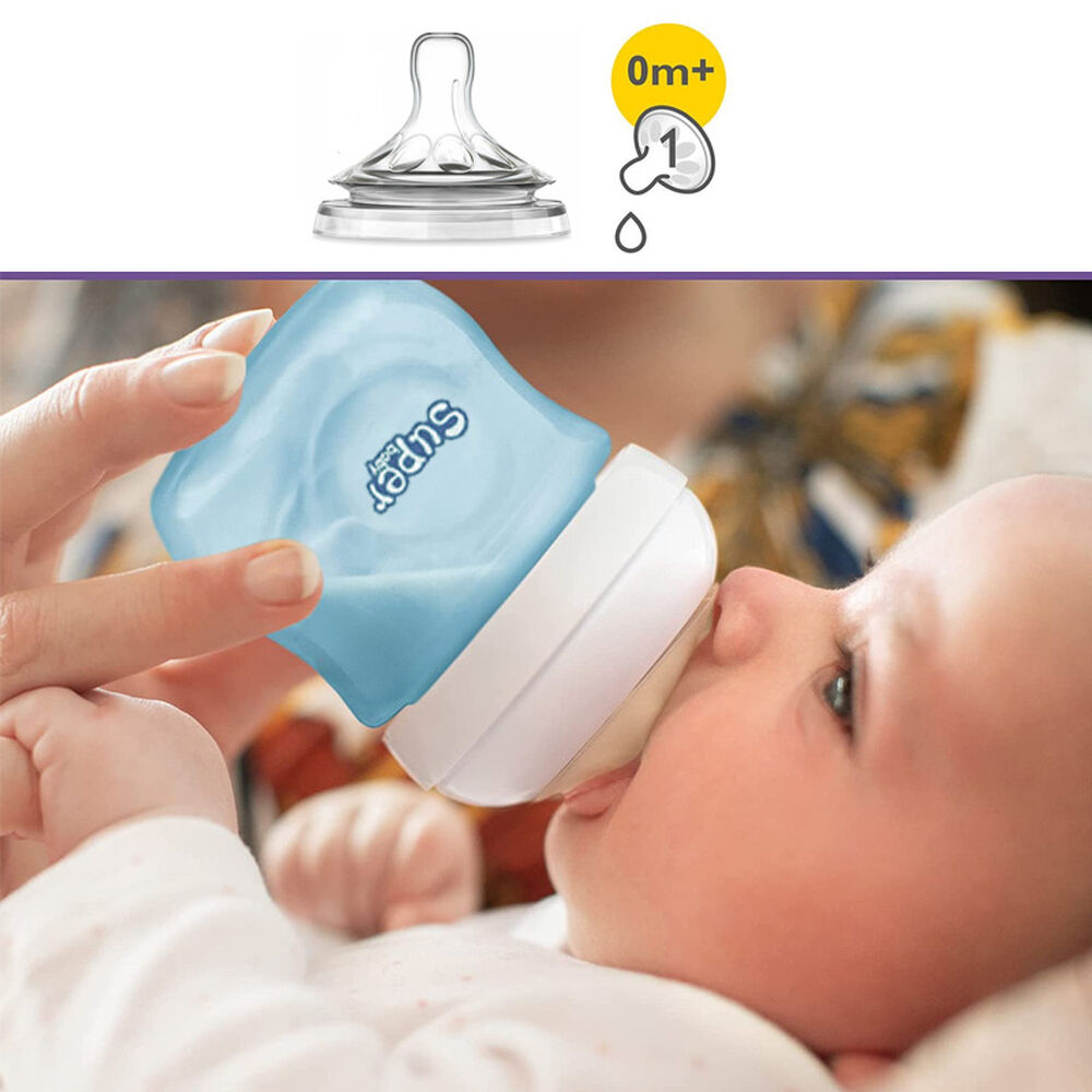Mamadera Biberon Tetero Super Baby 125 Ml Bebe image number 2.0