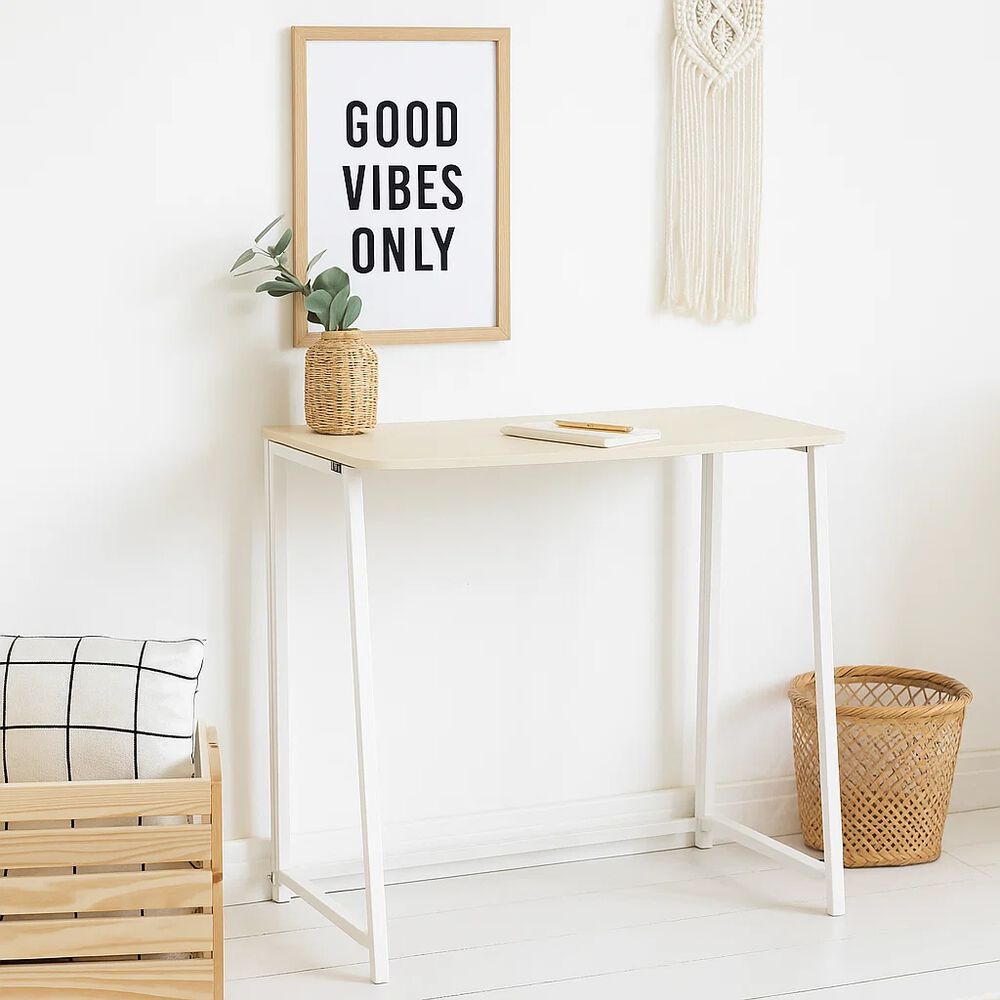 Escritorio Flex Compacto Mdf - Natural Blanca image number 1.0