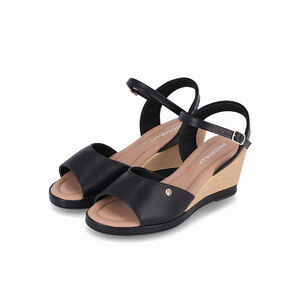 Sandalia Mujer Negro/nude Alice Piccadilly