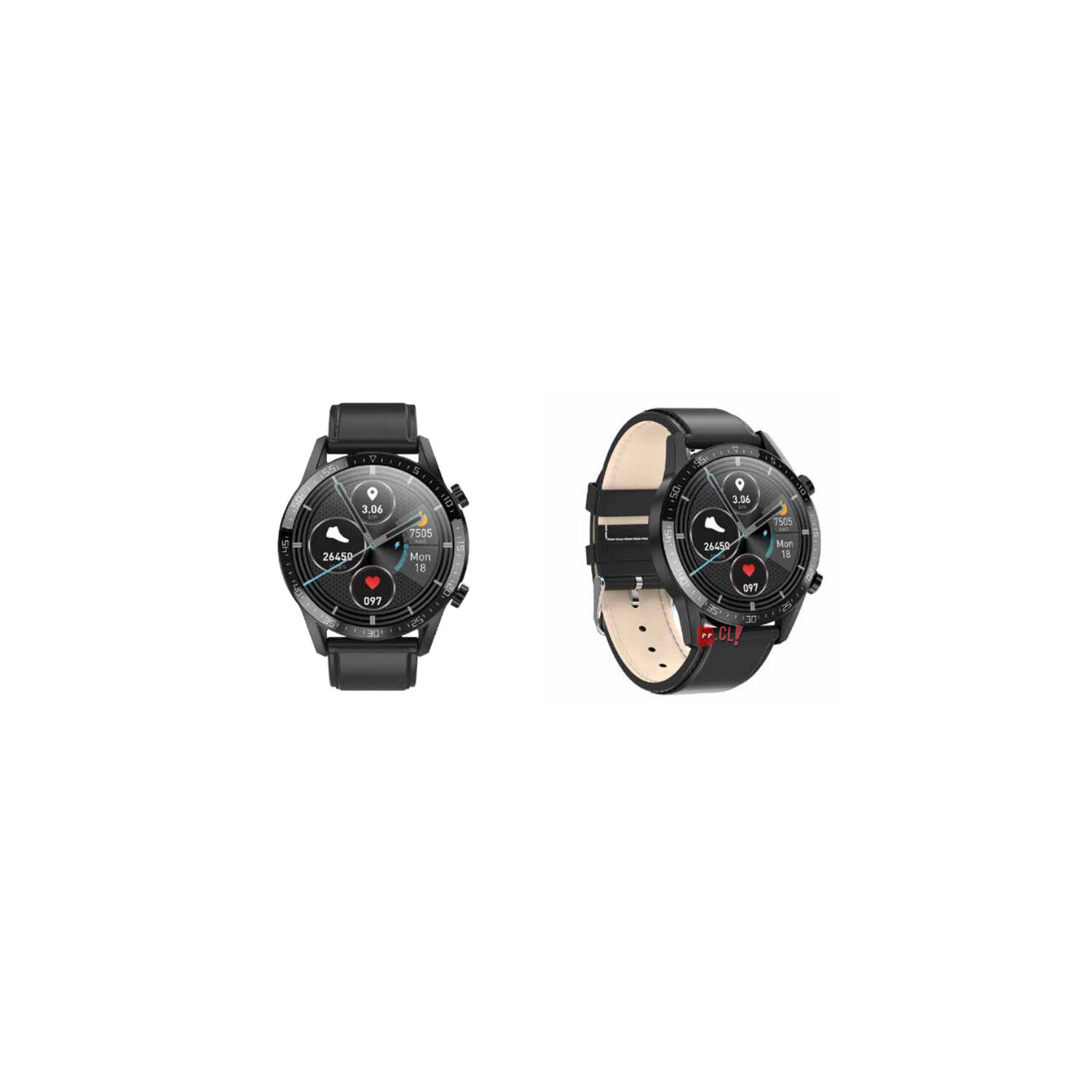 Reloj Smartwatch Dise&ntilde;o Formal Con Monitoreo De Salud - Ps image number 1.0