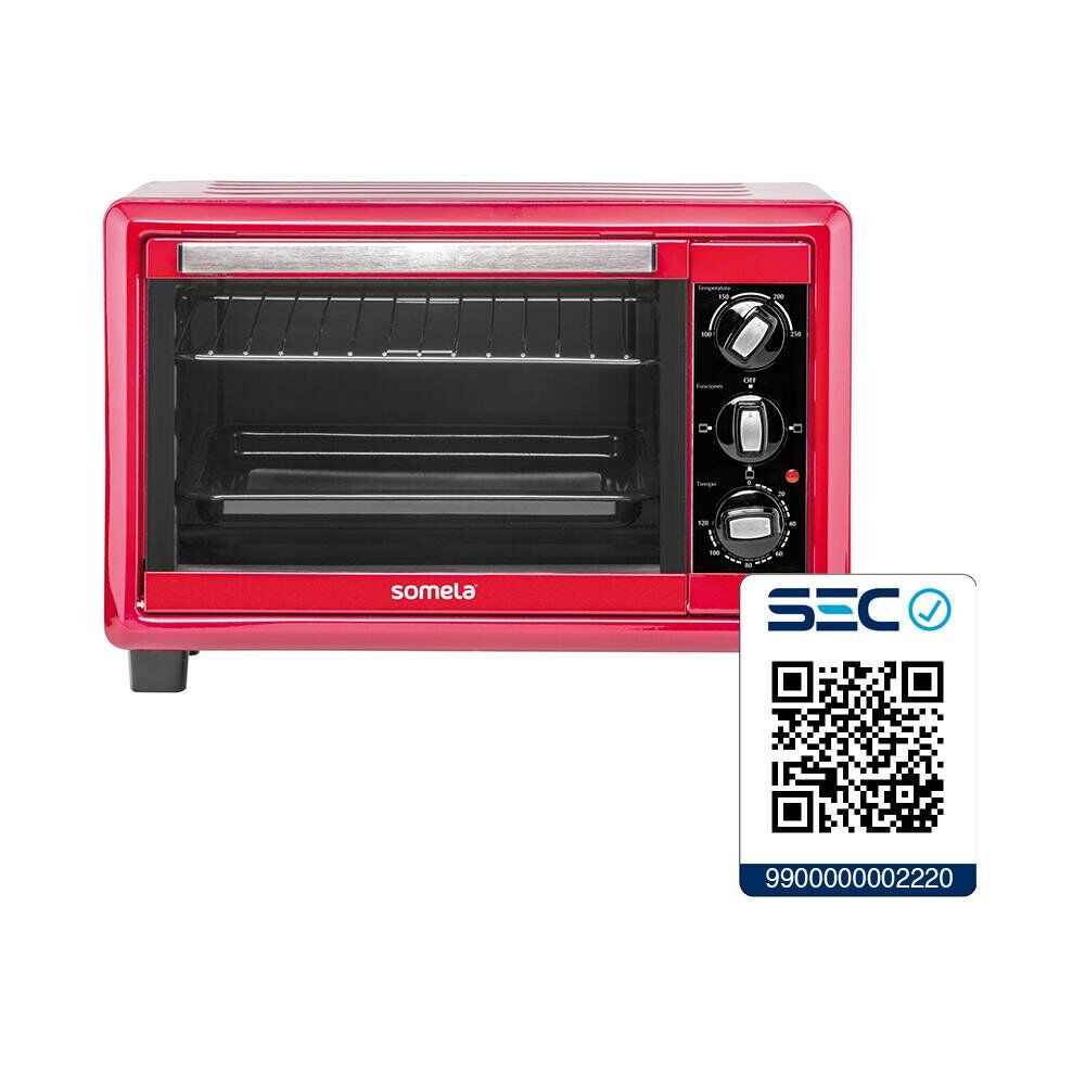 Horno El&eacute;ctrico Somela Berryoven  / 16 Litros / 1200W image number 4.0