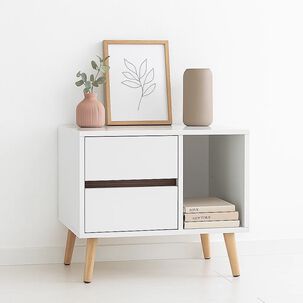 Pack De 2 Veladores Nordic Elegance Blanco