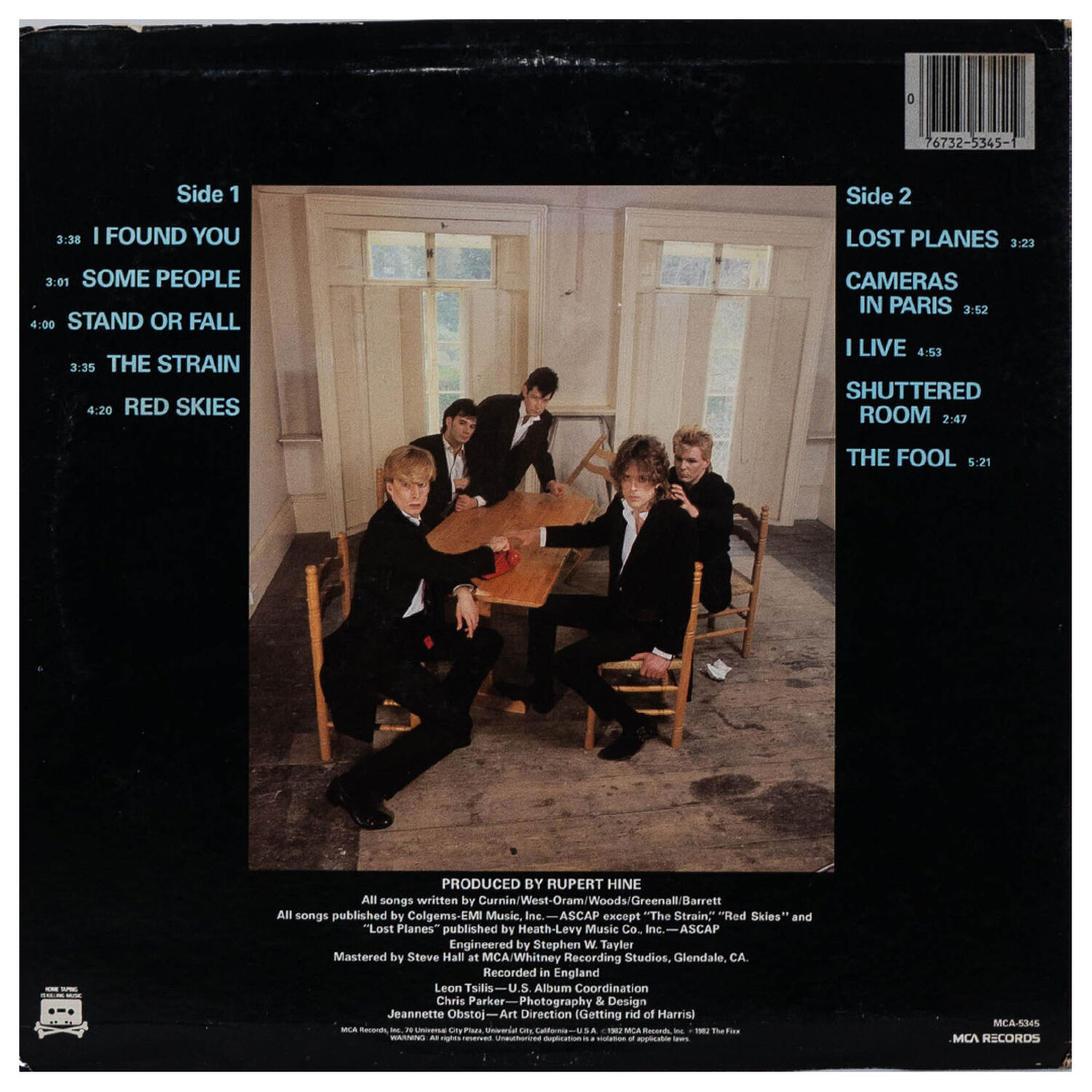 Fixx - Shuttered Room | Vinilo Usado image number 1.0