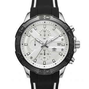 Reloj An&aacute;logo Hombre Umbro Plus Negro/blanco Umbp-1500-109