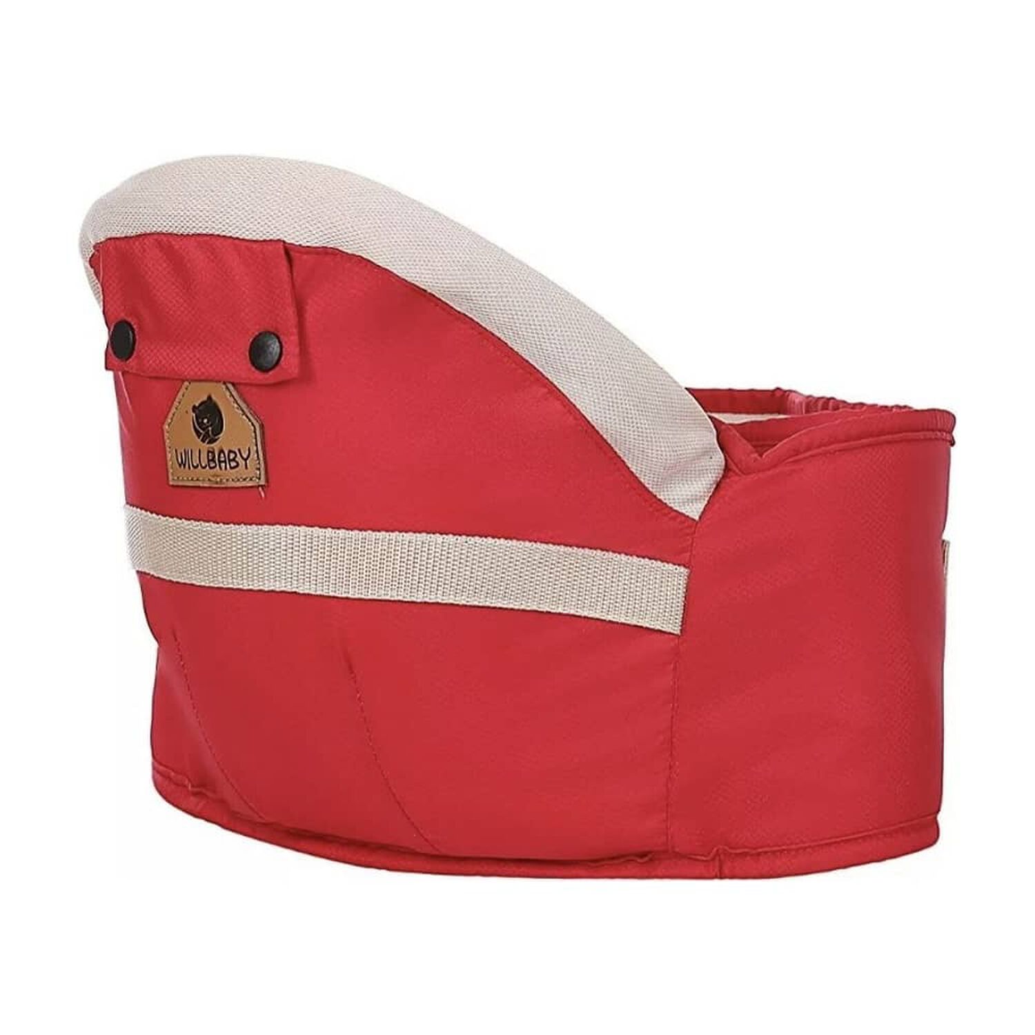 Mochila Portabeb&eacute; 3 En 1 Ajustables Asiento Removible Rojo image number 2.0