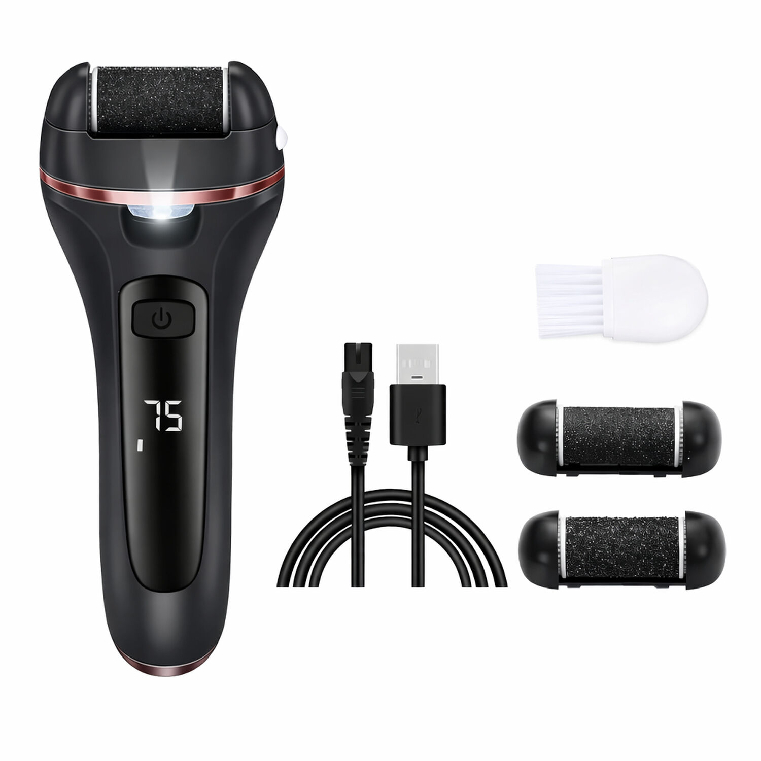 Removedor De Durezas Y Callos Para Pies Recargable Usb image number 2.0