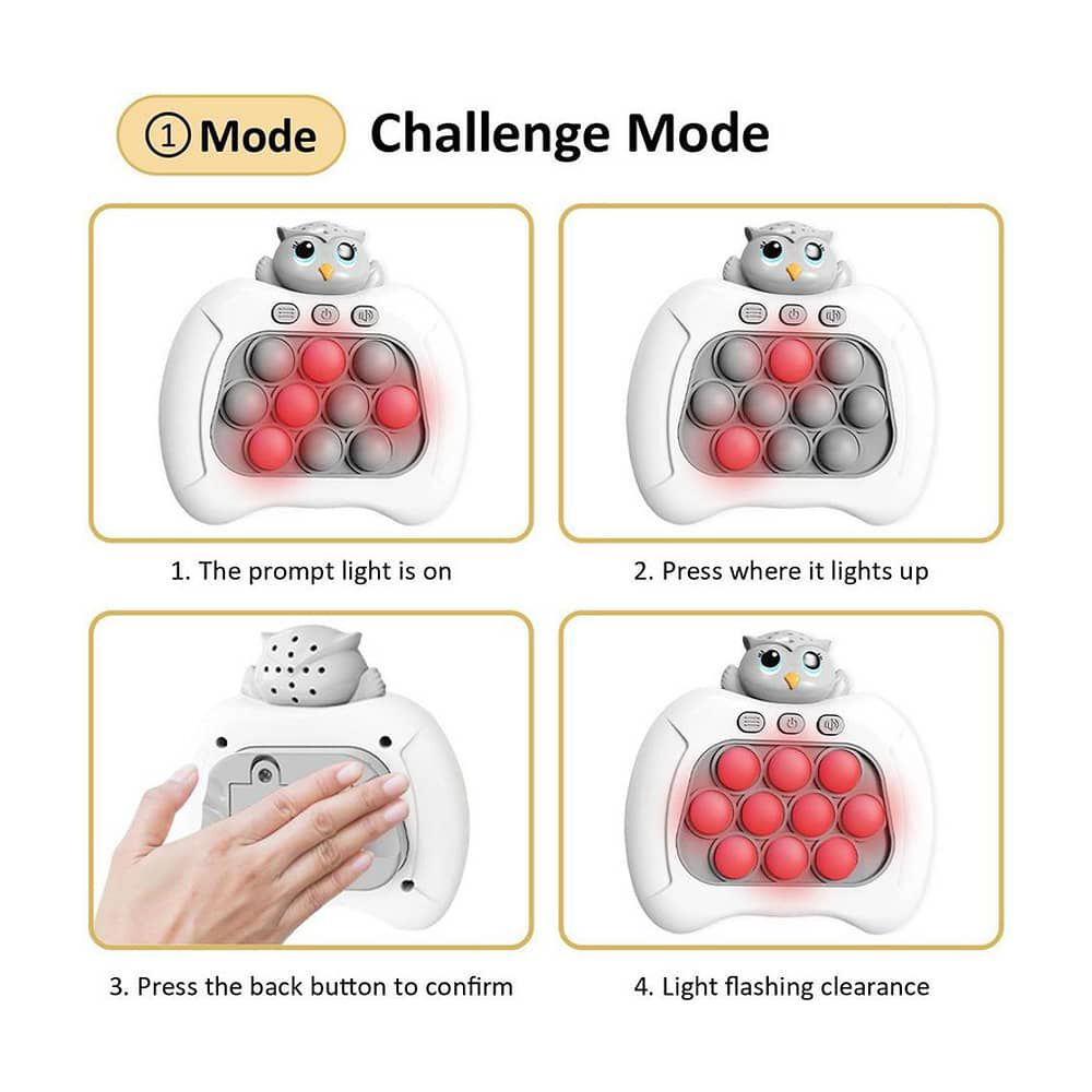 Juego Electronico Pop Its Juguete Sensorial Antiestres B&uacute;ho image number 5.0