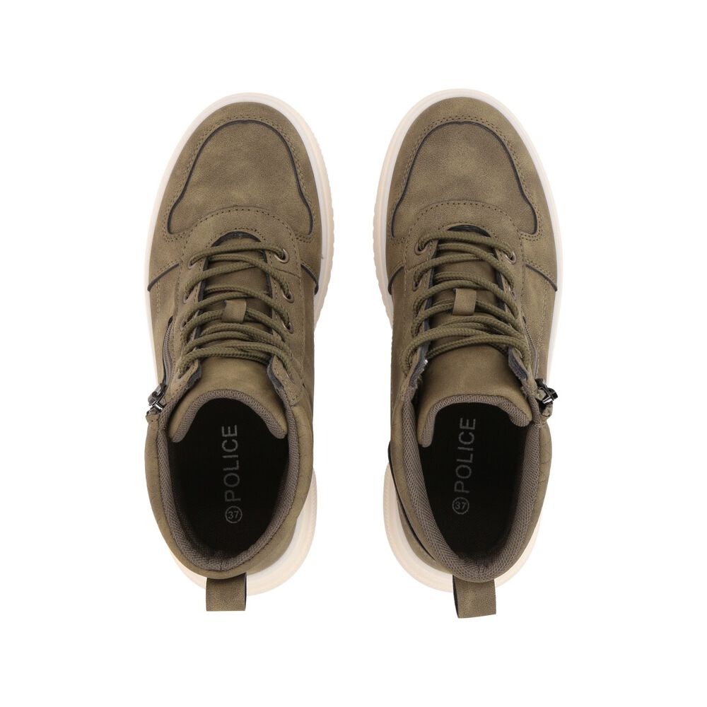 Botin Mujer Verde Plataforma Sole 075 Police image number 1.0