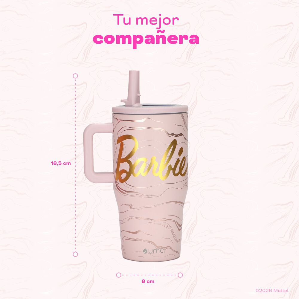 Vaso Termico Tumbler Mug Barbie Dreams 590ml Acero Inox Uma image number 5.0