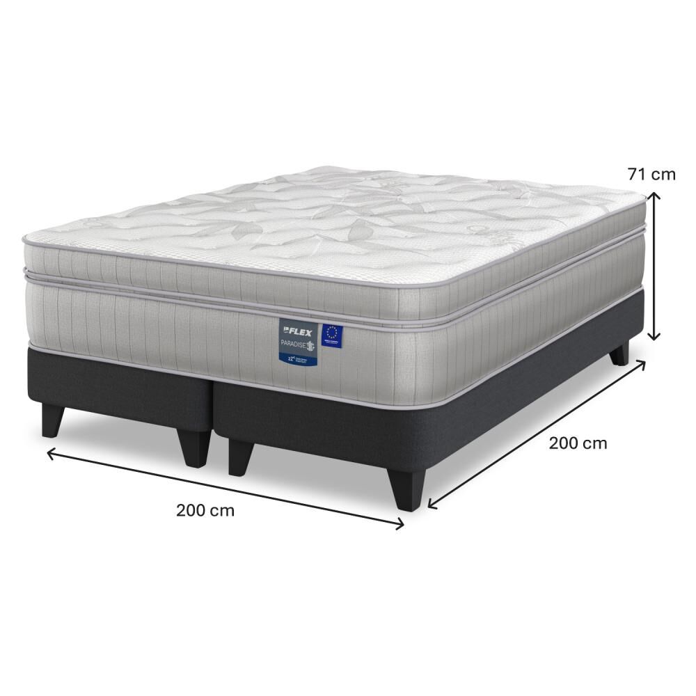Cama Europea Flex Paradise / 2 Plazas / Base Dividida image number 5.0