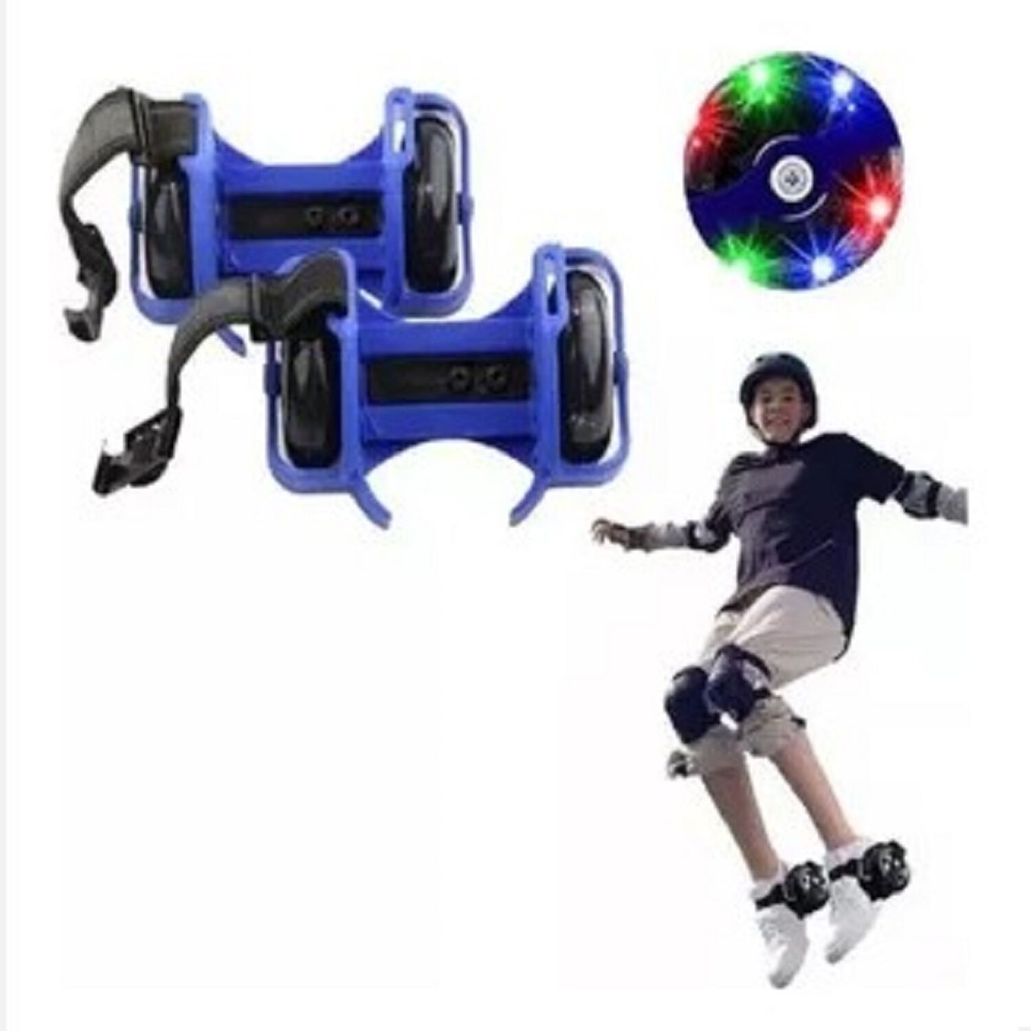 Patin Patines Ajustables Para Zapatillas Con Luces Ni&ntilde;os image number 4.0