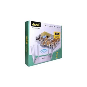 Router Wan Repetidor Inal&aacute;mbrico 300mbps 6 Antenas My-7253