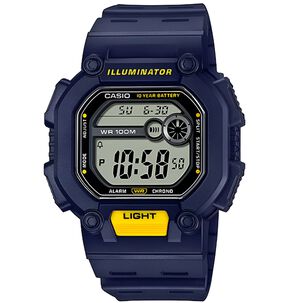 Reloj Casio De Hombre W-737h-2avdf Classic Line Digital Azul