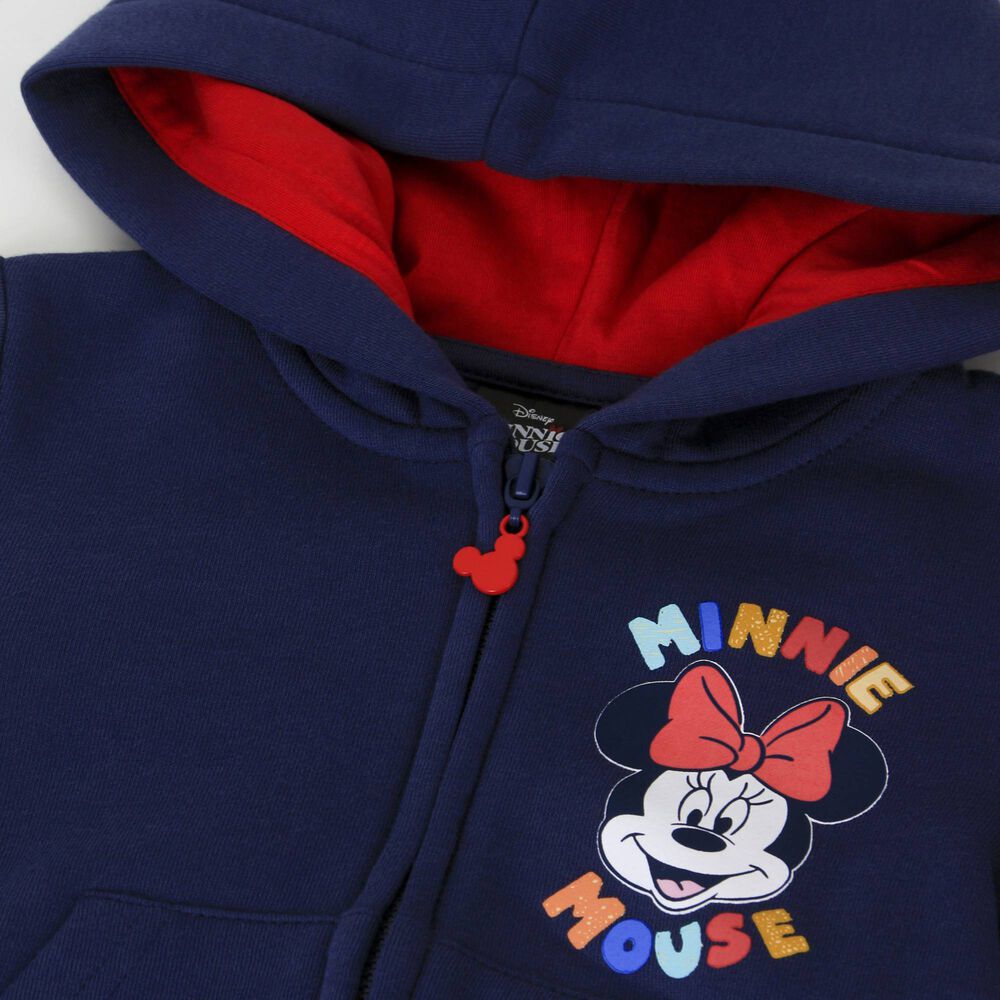 Poler&oacute;n Escolar Ni&ntilde;a Minnie Mouse Azul Marino Disney image number 2.0