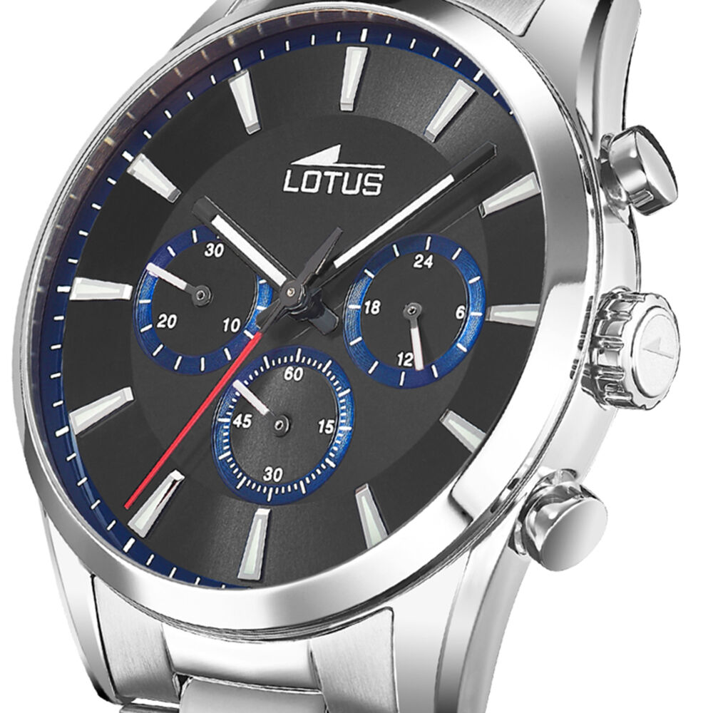 Reloj 18922/6 Lotus Negro Hombre Chrono image number 2.0
